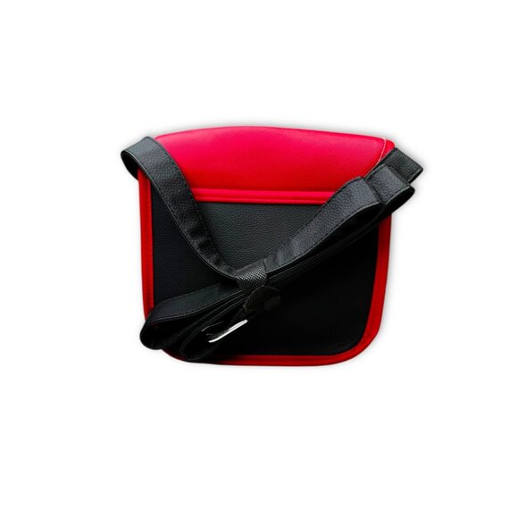 Disney Arrivederci Minnie Crossbody Bag Red Black White Polka Dot - Picture 2 of 12